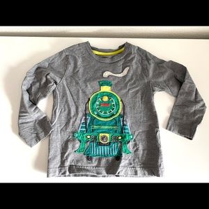 Mini Boden Train Shirt 2T